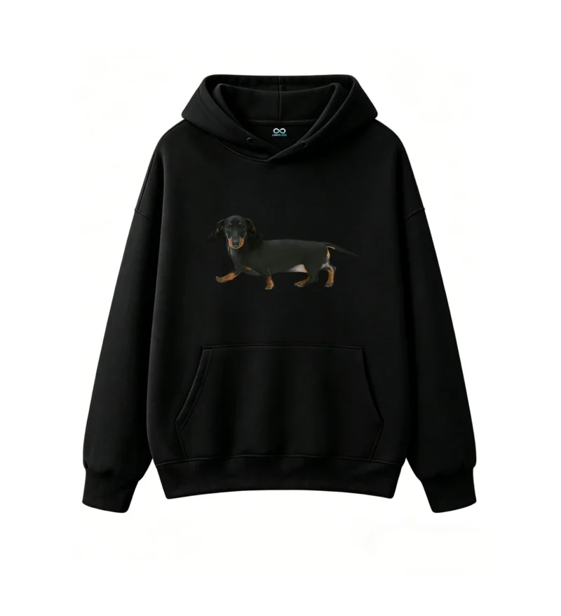 黑卫 Cute Dachshund Dog Lover Hoodie