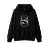 Punk Rock Raccoon With Spiked Mohawk Hoodie