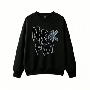 No Risk No Fun Back Print Sweatshirt