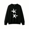 黑卫 Vintage Skull Graphic Back Print Sweatshirt