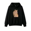 黑卫 Cute Hamster Peace Sign Hoodie