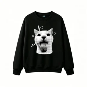 黑卫 Vintage Panther Back Print Hoodie