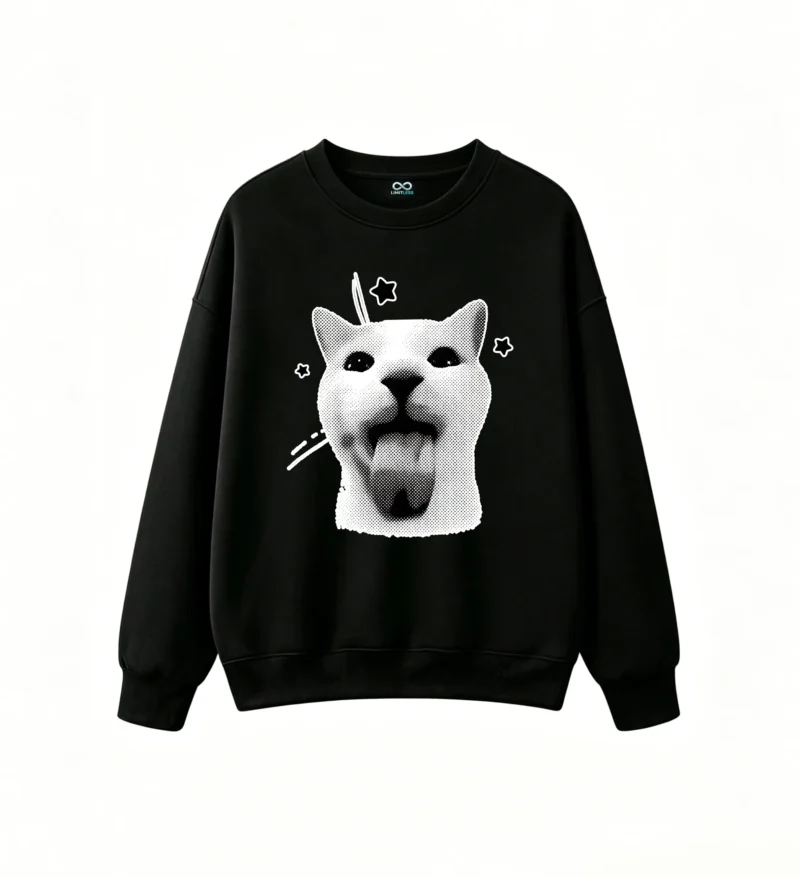 黑卫 Vintage Panther Back Print Hoodie