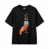 Remera Algodón Estampado Vintage Copa Naranja Premium Casual