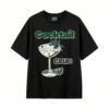 Remera Algodón Estampado Cocktail Club Premium Diseño Urbano