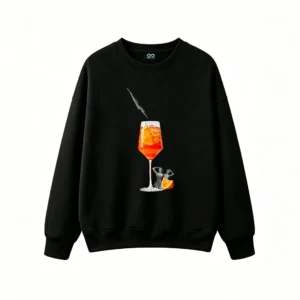 主图_1 Buzo Cuello Redondo Algodón Estampado Spritz Verano Diseño Minimalista