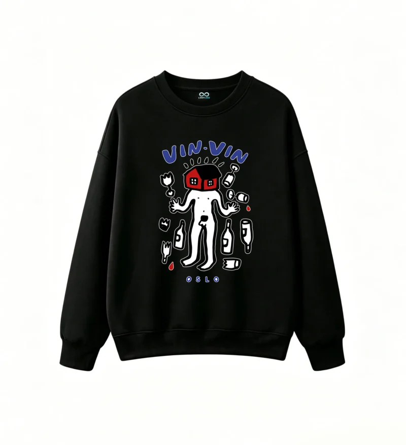 主图_1 Buzo Cuello Redondo Vin-Vin Oslo Algodón Estampado Urbano Casual Premium