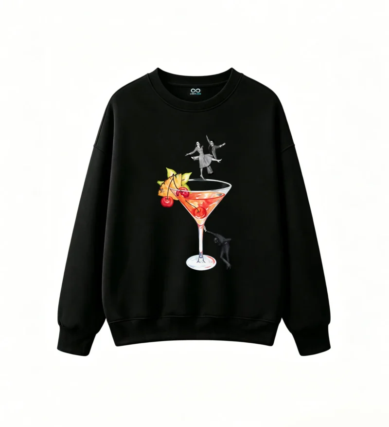 主图_1 Buzo Cuello Redondo Algodón Estampado Cóctel Diseño Vintage Casual Premium