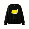 主图_1 Buzo Cuello Redondo Algodón Estampada Copa Vino Arte Minimalista Premium