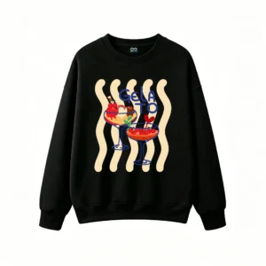 主图_1 Buzo Cuello Redondo Algodón Estampado Gelato Verano Casual Premium