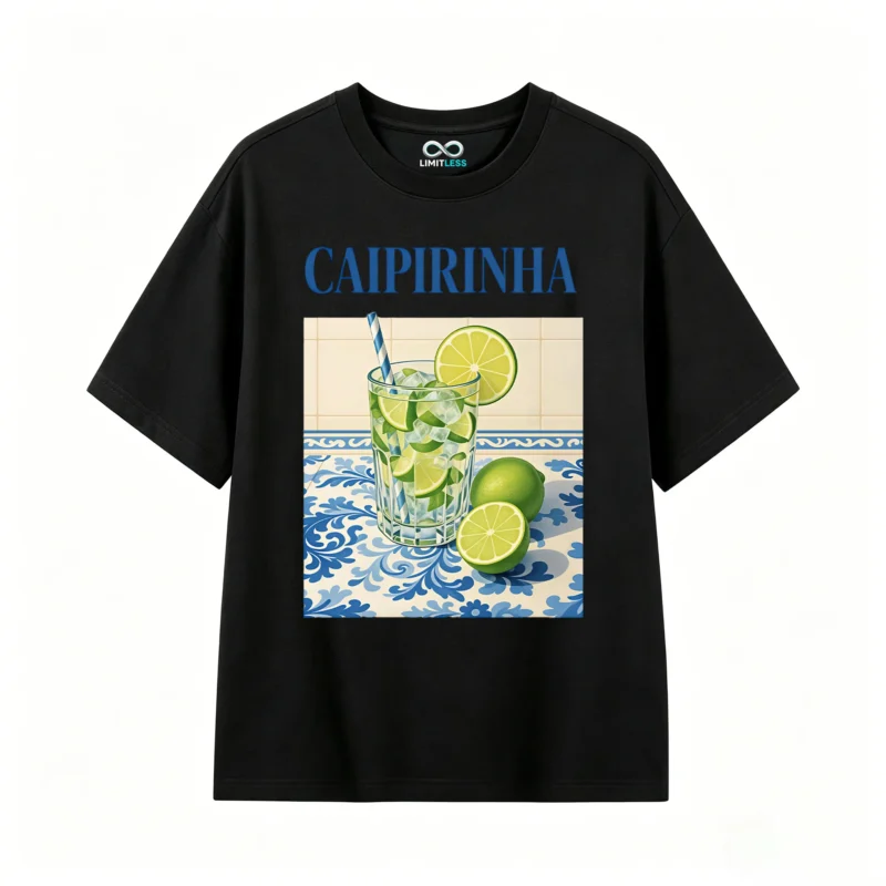 Remera Algodón Estampado Caipirinha Brasil Verano Premium