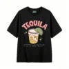 Remera Algodón Estampada Tequila Smile Vintage Calidad Premium