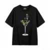 Remera Algodón Estampado Martini Aceitunas Diseño Original