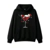 主图_1 Buzo con capucha Algodón Estampada Santa Claus Copa Navidad Premium