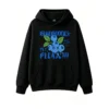 主图_1 Buzo con capucha Algodón Estampada Arándanos Frutas Casual Urbano