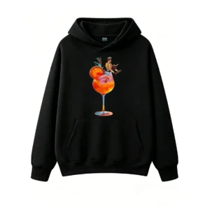 主图_1 Buzo con capucha Algodón Estampado Cóctel Arte Vintage Casual Premium
