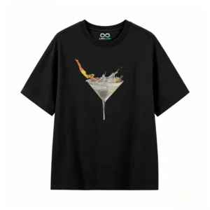 主图_1 Remera Algodón Martini Splash Estampado Vintage Oversize Premium
