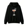 Buzo con capucha Algodón Estampado Cocktail Retro Diseño Exclusivo