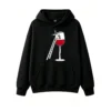 主图_1 Buzo con capucha Algodón Estampa Copa Vino Diseño Casual Premium