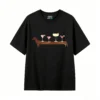 Remera Algodón Estampado Perro Salchicha Cocktails Original