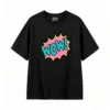Remera Algodón Estampada Wow Diseño Retro Pop Art Calidad