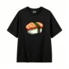 Remera Algodón Estampado Sushi Pixel Art Diseño Casual Premium