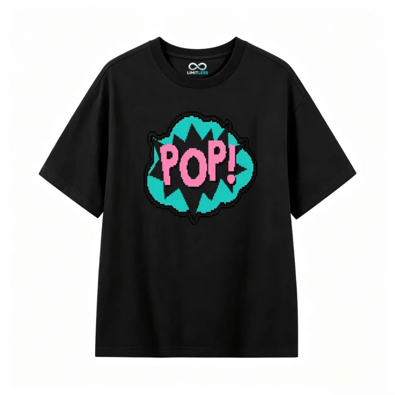 主图_1 Remera Algodón Estampado Pop Art Diseño Retro Casual Calidad