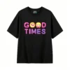 Remera Algodón Estampado Good Times Pixel Art Retro Casual