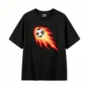 主图_1 Remera Algodón Estampado Pixel Art Cometa Fuego Gamer Premium