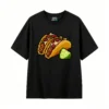Remera Algodón Estampado Tacos Pixel Art Diseño Original Trendy