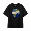Remera Algodón Estampado Tierra Pixel Art Urbano Premium
