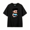 Remera Algodón Estampado Pixel Art Messi Futbol Premium