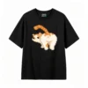 Remera Algodón Estampado Gato Pixel Art Diseño Divertido