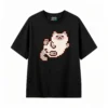 Remera Algodón Estampado Gato Pixel Art Kawaii Viral