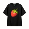 Remera Algodón Estampado Frutilla Pixel Art Diseño Gamer