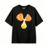 主图_1 Remera Algodón Estampado Pixel Art Huevo Diseño Minimalista