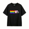 Remera Algodón Nyan Cat Arcoíris Pixel Art Estampado Gamer