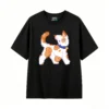 Remera Algodón Pixel Art Fox Diseño Gaming Oversize Premium