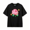 Remera Algodón Estampado Rosa Pixel Art Diseño Aesthetic