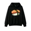 主图_1 Buzo con Capucha Algodón Estampado Sushi Pixel Art Diseño Gamer Casual