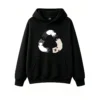 主图_1 Buzo con Capucha Algodón Estampado Gatos Pixel Art Casual Premium