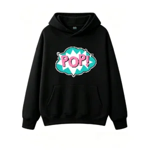 主图_1 Buzo con Capucha Algodón Estampado Pop Arte Urbano Diseño Premium