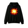 主图_1 Buzo con Capucha Algodón Estampado Explosión Pixel Art Calidad Premium