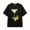 Remera Algodón Estampado Martini Limón Premium Trendy