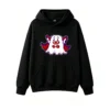 主图_1 Buzo con Capucha Algodón Estampado Pixel Art Diseño Gamer Urbano Top