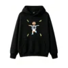 主图_1 Buzo con Capucha Algodón Pixel Messi Argentina 10 Estilo Retro Casual