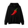主图_1 Buzo con Capucha Algodón Estampado Pixel Art Ají Spicy Premium