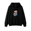 主图_1 Buzo con Capucha Algodón Messi Pixel Art Selección Argentina Premium