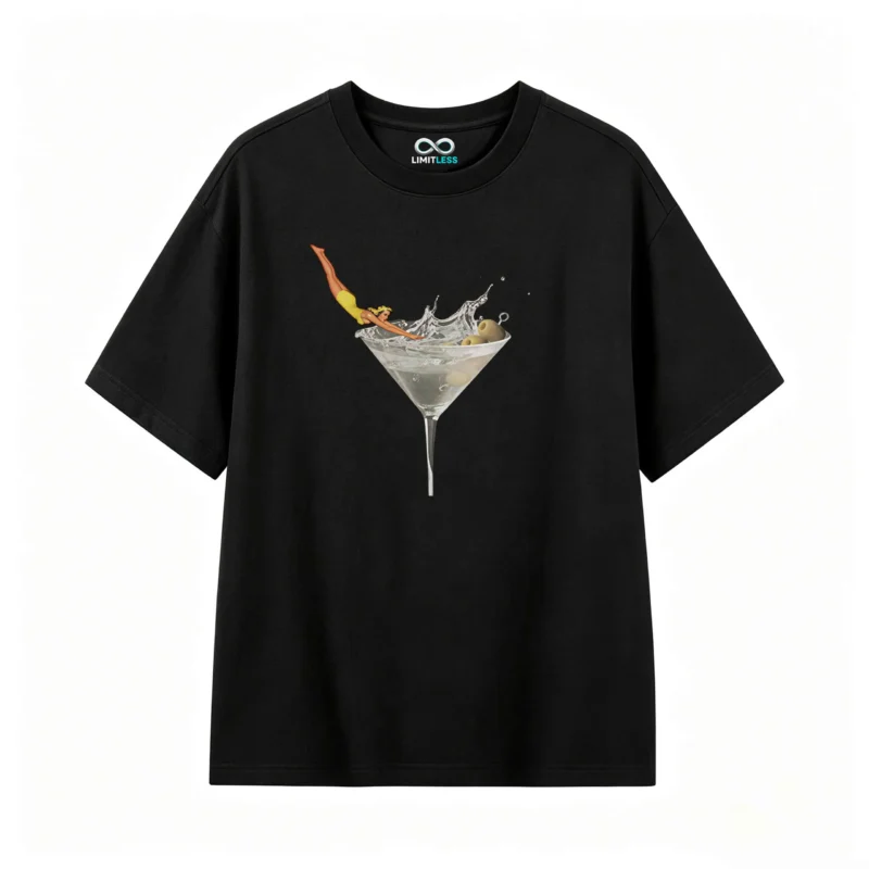 主图_1 Remera Algodón Martini Splash Estampado Vintage Oversize Premium
