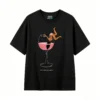 主图_1 Remera Algodón Estampada Copa Vino Birthday Fiesta Premium